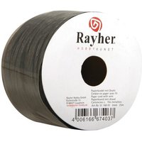 RAYHER 5116001 Papierkordel mit Draht, 2 mm ø, schwarz, Rolle 25 m von RAYHER®