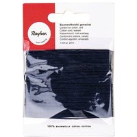 RAYHER 5169110 Baumwollkordel, gewachst, d.blau, 1mm, SB-Karte 20 m von RAYHER®