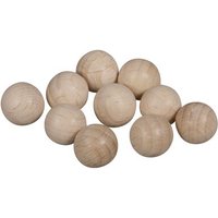 RAYHER 6246100 Rohholzkugeln FSC 100%,ungebohrt, 45mm ø, SB-Btl 2Stück von RAYHER®