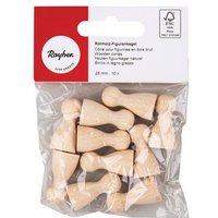 RAYHER 6246900 Rohholz-Figurenkegel FSC 100%, 37mm, SB-Btl 8Stück von RAYHER®