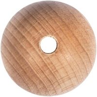 RAYHER 6251400 Rohholz-Kugeln, durchgebohrt, 50 mm ø, 8 mm Bohrung, 2 Stück von RAYHER®