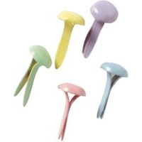 RAYHER 8916049 Rundkopf-Klammern, 4mm ø, pastell, 9mm, 100 Stück von RAYHER®