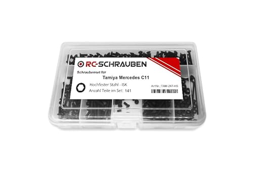 Schrauben-Set für den Tamiya Mercedes C11 Stahl von RC-Schrauben