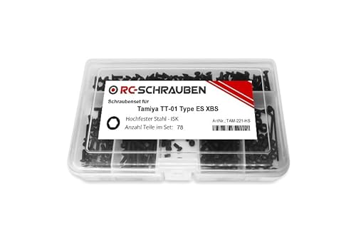 Schrauben-Set für den Tamiya TT-01 Type ES XBS -Stahl- von RC-Schrauben