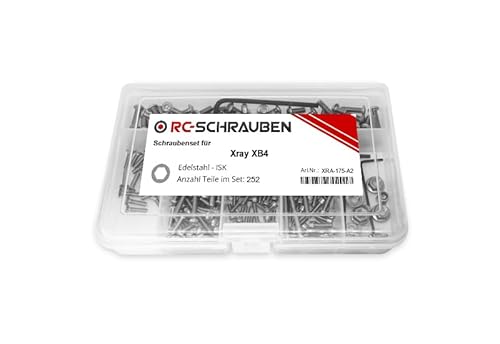 Schrauben-Set für den Xray XB4 -Edelstahl- von RC-Schrauben