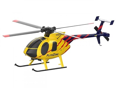 RC Helikopter Hughes MD500E (gelb) RTF von RC Toys Pleyer