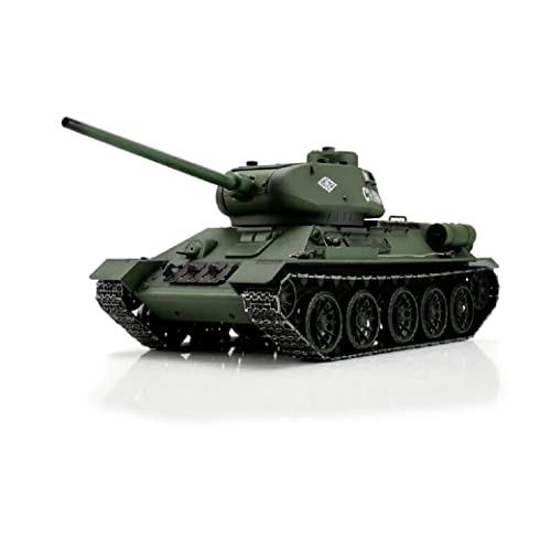RC Panzer Torro 1:16 RC Panzer T-34/85 grün BB+IR (Metallketten) von RC Toys Pleyer