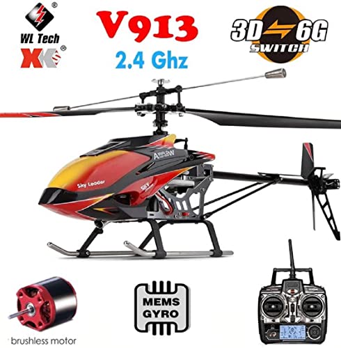 WLtoys V913 Helicopter Brushless Version 2.4GHz 4CH RC Hubschrauber RTF von RC Toys Pleyer