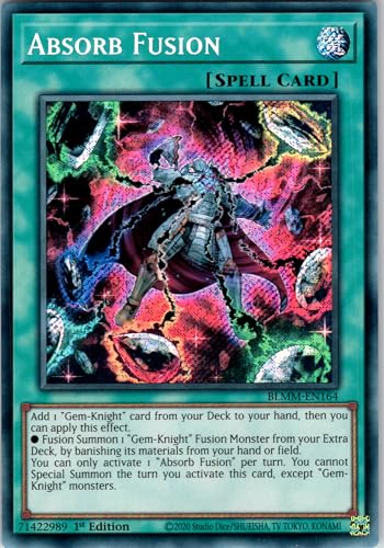 Absorb Fusion - BLMM-EN164 - Secret Rare - 1st Edition - English - Yugioh - Battles of Legend: Monster Mayhem - with RC Field Center von RC