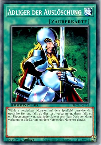 Adliger der Auslöschung - SBCB-DE138 - Common - 1. Auflage - Deutsch - Yugioh - Speed Duel: Battle City Box - mit RC-Fieldcenter Adliger der Auslöschung - SBCB-DE138 - Common - 1. Auflage - Deutsch - Yugioh - Speed Duel: Battle City Box - mit RC-Fieldcenter von RC