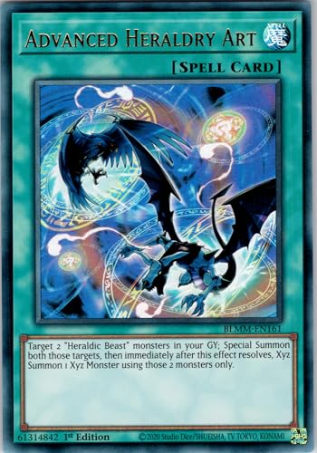 Advanced Heraldry Art - BLMM-EN161 - Ultra Rare - 1st Edition - English - Yugioh - Battles of Legend: Monster Mayhem - with RC Field Center von RC