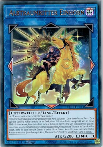 Albtraumritter Einhorn - RA01-DE043 - V. 2 - Ultra Rare - 1. Auflage - Deutsch - Yugioh - 25th Anniversary Rarity Collection - mit RC-Fieldcenter Albtraumritter Einhorn - RA01-DE043 - V. 2 - Ultra Rare - 1. Auflage - Deutsch - Yugioh - 25th Anniversary Rarity Collection - mit RC-Fieldcenter von RC