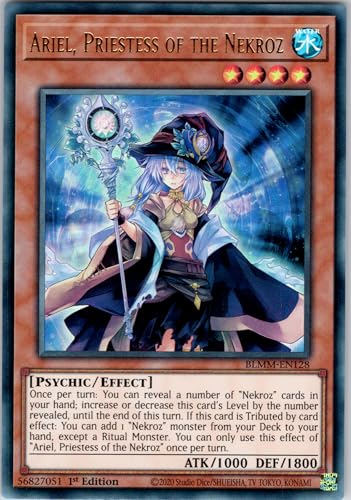 Ariel, Priestess of The Nekroz - BLMM-EN128 - Ultra Rare - 1st Edition - English - Yugioh - Battles of Legend: Monster Mayhem - with RC Field Center von RC
