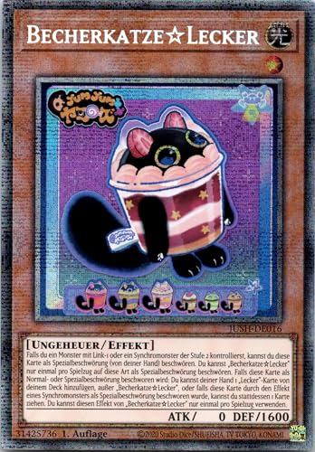 Becherkatze☆Lecker - JUSH-DE016 - Starlight Rare - 1. Auflage - Deutsch - Yugioh - Justice Hunters - mit RC-Fieldcenter Becherkatze☆Lecker - JUSH-DE016 - Starlight Rare - 1. Auflage - Deutsch - Yugioh - Justice Hunters - mit RC-Fieldcenter von RC