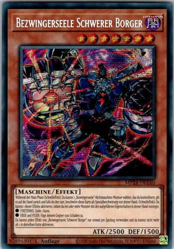 Bezwingerseele Schwerer Borger - MP24-DE140 - Secret Rare - 1. Auflage - Deutsch - Yugioh - 25th Anniversary Tin: Dueling Mirrors - mit RC-Fieldcenter Bezwingerseele Schwerer Borger - MP24-DE140 - Secret Rare - 1. Auflage - Deutsch - Yugioh - 25th Anniversary Tin: Dueling Mirrors - mit RC-Fieldcenter von RC