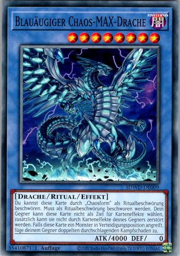 Blauäugiger Chaos-MAX-Drache - SDWD-DE009 - Common - 1. Auflage - Deutsch - Yugioh - Structure Deck: Blue-Eyes White Destiny - mit RC-Fieldcenter Blauäugiger Chaos-MAX-Drache - SDWD-DE009 - Common - 1. Auflage - Deutsch - Yugioh - Structure Deck: Blue-Eyes White Destiny - mit RC-Fieldcenter von RC