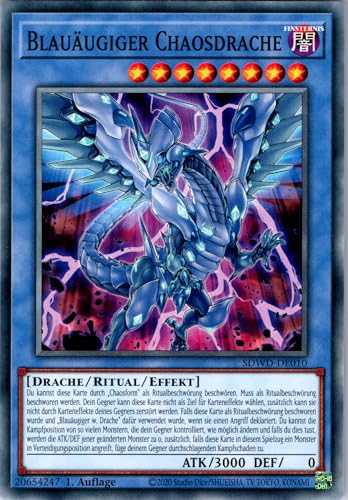 Blauäugiger Chaosdrache - SDWD-DE010 - Common - 1. Auflage - Deutsch - Yugioh - Structure Deck: Blue-Eyes White Destiny - mit RC-Fieldcenter Blauäugiger Chaosdrache - SDWD-DE010 - Common - 1. Auflage - Deutsch - Yugioh - Structure Deck: Blue-Eyes White Destiny - mit RC-Fieldcenter von RC