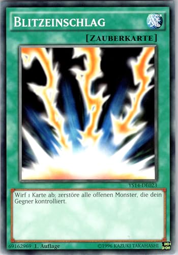 Blitzeinschlag - YS14-DE023 - Common - 1. Auflage - Deutsch - Yugioh - Super Starter: Space-Time Showdown - mit RC-Fieldcenter von RC
