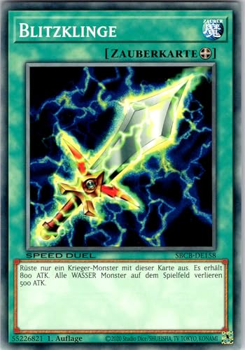 Blitzklinge - SBCB-DE158 - Common - 1. Auflage - Deutsch - Yugioh - Speed Duel: Battle City Box - mit RC-Fieldcenter Blitzklinge - SBCB-DE158 - Common - 1. Auflage - Deutsch - Yugioh - Speed Duel: Battle City Box - mit RC-Fieldcenter von RC