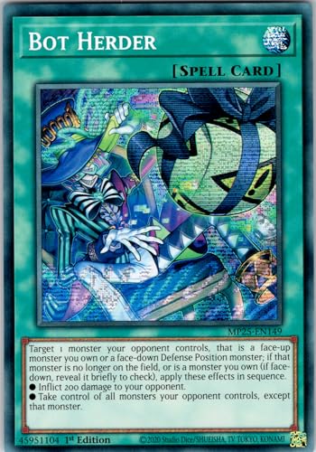 Bot Herder - MP25-EN149 - Secret Rare - 1st Edition - English - Yugioh - 2025 Mega-Pack Tin - with RC Field Center Bot Herder - MP25-EN149 - Secret Rare - 1st Edition - English - Yugioh - 2025 Mega-Pack Tin - with RC Field Center von RC