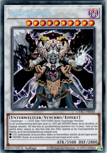 Chaosengel - CYAC-DE044 - Secret Rare - 1. Auflage - Deutsch - Yugioh - Cyberstorm Access - mit RC-Fieldcenter von RC