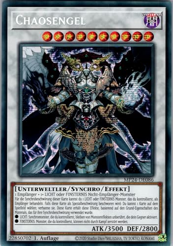 Chaosengel - MP24-DE086 - Secret Rare - 1. Auflage - Deutsch - Yugioh - 25th Anniversary Tin: Dueling Mirrors - mit RC-Fieldcenter Chaosengel - MP24-DE086 - Secret Rare - 1. Auflage - Deutsch - Yugioh - 25th Anniversary Tin: Dueling Mirrors - mit RC-Fieldcenter von RC