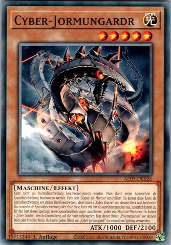 Cyber-Jormungardr - ALIN-DE026 - Common - 1. Auflage - Deutsch - Yugioh - Alliance Insight - mit RC-Fieldcenter von RC