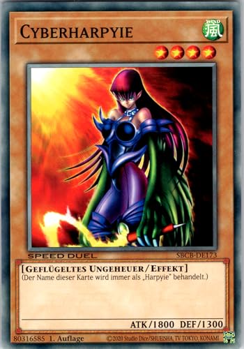 Cyberharpyie - SBCB-DE173 - Common - 1. Auflage - Deutsch - Yugioh - Speed Duel: Battle City Box - mit RC-Fieldcenter Cyberharpyie - SBCB-DE173 - Common - 1. Auflage - Deutsch - Yugioh - Speed Duel: Battle City Box - mit RC-Fieldcenter von RC