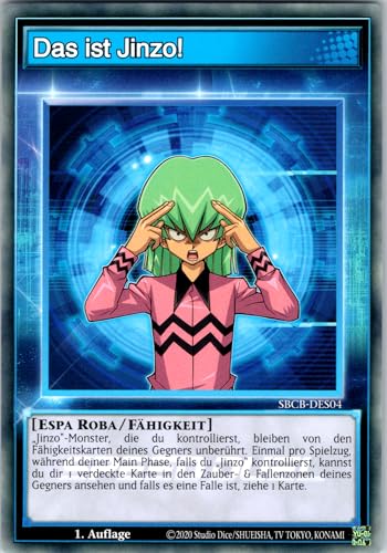 Das ist Jinzo! - SBCB-DES04 - Common - 1. Auflage - Deutsch - Yugioh - Speed Duel: Battle City Box - mit RC-Fieldcenter von RC