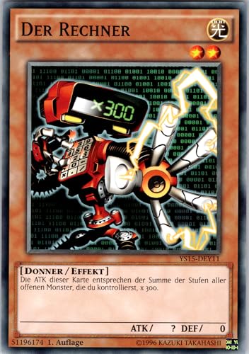 Der Rechner - YS15-DEY11 - Common - 1. Auflage - Deutsch - Yugioh - 2-Player Starter Deck: Yuya & Declan - mit RC-Fieldcenter Der Rechner - YS15-DEY11 - Common - 1. Auflage - Deutsch - Yugioh - 2-Player Starter Deck: Yuya & Declan - mit RC-Fieldcenter von RC
