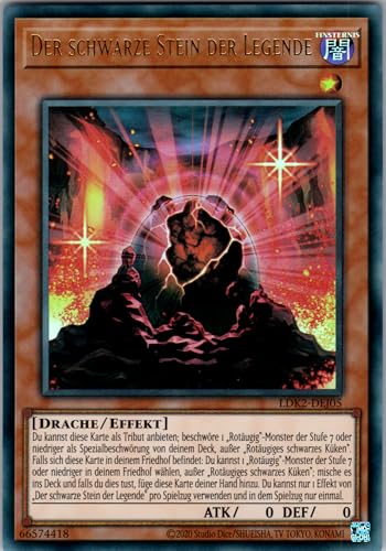 Der Schwarze Stein der Legende - LDK2-DEJ05 - Ultra Rare - Deutsch - Legendary Decks II - mit RC-Fieldcenter Der Schwarze Stein der Legende - LDK2-DEJ05 - Ultra Rare - Deutsch - Legendary Decks II - mit RC-Fieldcenter von RC