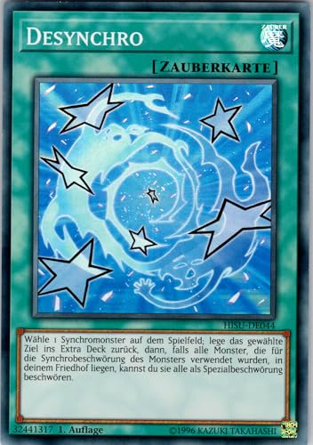 Desynchro - HISU-DE044 - Super Rare - 1. Auflage - Deutsch - Yugioh - Hidden Summoners - mit RC-Fieldcenter von RC