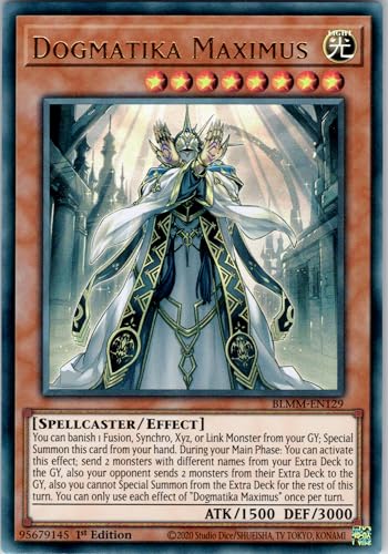 Dogmatika Maximus - BLMM-EN129 - Ultra Rare - 1st Edition - English - Yugioh - Battles of Legend: Monster Mayhem - with RC Field Center von RC