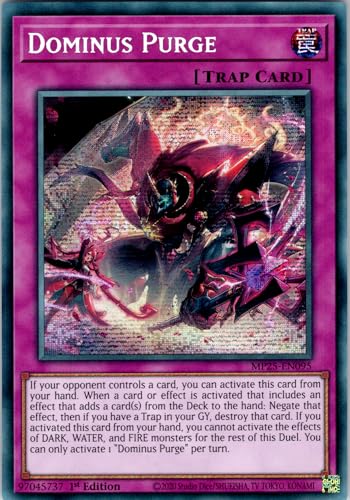 Dominus Purge - MP25-EN095 - Secret Rare - 1st Edition - English - Yugioh - 2025 Mega-Pack Tin - with RC Field Center Dominus Purge - MP25-EN095 - Secret Rare - 1st Edition - English - Yugioh - 2025 Mega-Pack Tin - with RC Field Center von RC