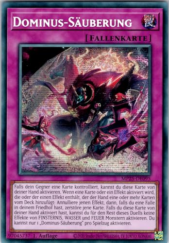Dominus-Säuberung - MP25-DE095 - Secret Rare - 1. Auflage - Deutsch - Yugioh - 2025 Mega-Pack Tin - mit RC-Fieldcenter Dominus-Säuberung - MP25-DE095 - Secret Rare - 1. Auflage - Deutsch - Yugioh - 2025 Mega-Pack Tin - mit RC-Fieldcenter von RC
