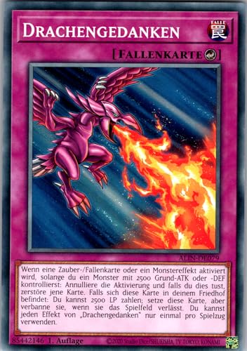 Drachengedanken - ALIN-DE079 - Common - 1. Auflage - Deutsch - Yugioh - Alliance Insight - mit RC-Fieldcenter Drachengedanken - ALIN-DE079 - Common - 1. Auflage - Deutsch - Yugioh - Alliance Insight - mit RC-Fieldcenter von RC