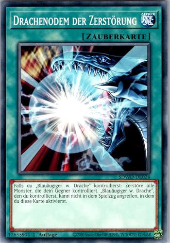 Drachenodem der Zerstörung - SDWD-DE024 - Common - 1. Auflage - Deutsch - Yugioh - Structure Deck: Blue-Eyes White Destiny - mit RC-Fieldcenter Drachenodem der Zerstörung - SDWD-DE024 - Common - 1. Auflage - Deutsch - Yugioh - Structure Deck: Blue-Eyes White Destiny - mit RC-Fieldcenter von RC