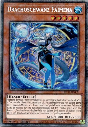 Drachoschwanz Faimena - JUSH-DE002 - Starlight Rare - 1. Auflage - Deutsch - Yugioh - Justice Hunters - mit RC-Fieldcenter Drachoschwanz Faimena - JUSH-DE002 - Starlight Rare - 1. Auflage - Deutsch - Yugioh - Justice Hunters - mit RC-Fieldcenter von RC