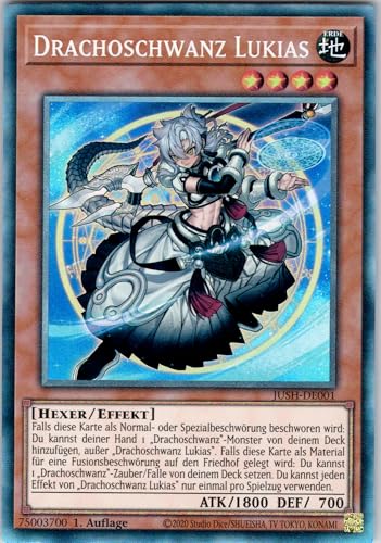 Drachoschwanz Lukias - JUSH-DE001 - Collectors Rare - 1. Auflage - Deutsch - Yugioh - Justice Hunters - mit RC-Fieldcenter Drachoschwanz Lukias - JUSH-DE001 - Collectors Rare - 1. Auflage - Deutsch - Yugioh - Justice Hunters - mit RC-Fieldcenter von RC