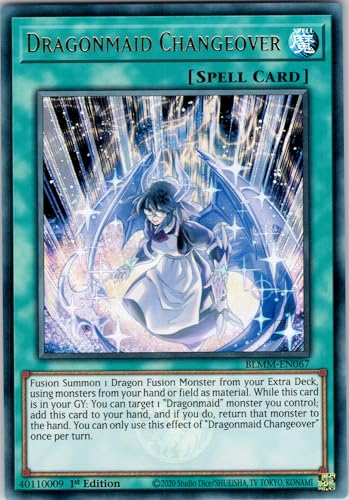 Dragonmaid Changeover - BLMM-EN067 - Ultra Rare - 1st Edition - English - Yugioh - Battles of Legend: Monster Mayhem - with RC Field Center von RC