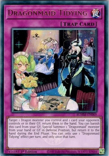 Dragonmaid Tidying - BLMM-EN069 - Ultra Rare - 1st Edition - English - Yugioh - Battles of Legend: Monster Mayhem - with RC Field Center von RC