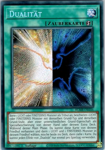 Dualität - BLMR-DE036 - Secret Rare - 1. Auflage - Deutsch - Yugioh - Battles of Legend: Monstrous Revenge - mit RC-Fieldcenter von RC