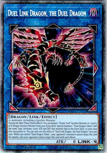 Duel Link Dragon, The Duel Dragon - MP25-EN039 - Starlight Rare - 1st Edition - English - Yugioh - 2025 Mega-Pack Tin - with RC Field Center Duel Link Dragon, The Duel Dragon - MP25-EN039 - Starlight Rare - 1st Edition - English - Yugioh - 2025 Mega-Pack Tin - with RC Field Center von RC