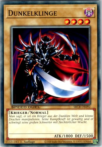 Dunkelklinge - SBCB-DE092 - Common - 1. Auflage - Deutsch - Yugioh - Speed Duel: Battle City Box - mit RC-Fieldcenter Dunkelklinge - SBCB-DE092 - Common - 1. Auflage - Deutsch - Yugioh - Speed Duel: Battle City Box - mit RC-Fieldcenter von RC