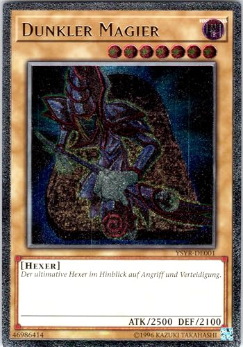 Dunkler Magier - YSYR-DE001 - Ultimate Rare - Deutsch - Yugioh - Starter Deck: Yugi Reloaded - mit RC-Fieldcenter von RC