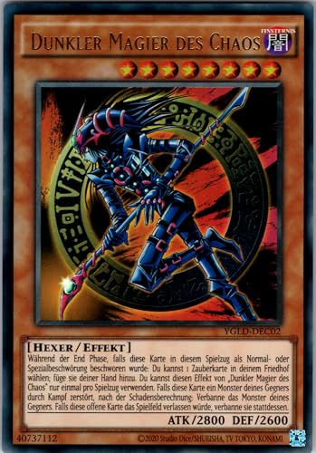 Dunkler Magier des Chaos - YGLD-DEC02 - Ultra Rare - Deutsch - Yugioh - Yugi's Legendary Decks - mit RC-Fieldcenter Dunkler Magier des Chaos - YGLD-DEC02 - Ultra Rare - Deutsch - Yugioh - Yugi's Legendary Decks - mit RC-Fieldcenter von RC