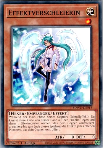 Effektverschleierin - SDWD-DE018 - Common - 1. Auflage - Deutsch - Yugioh - Structure Deck: Blue-Eyes White Destiny - mit RC-Fieldcenter Effektverschleierin - SDWD-DE018 - Common - 1. Auflage - Deutsch - Yugioh - Structure Deck: Blue-Eyes White Destiny - mit RC-Fieldcenter von RC