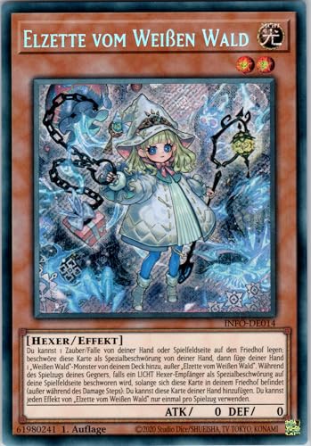 Elzette vom Weißen Wald - INFO-DE014 - Secret Rare - 1. Auflage - Deutsch - Yugioh - The Infinite Forbidden - mit RC-Fieldcenter Elzette vom Weißen Wald - INFO-DE014 - Secret Rare - 1. Auflage - Deutsch - Yugioh - The Infinite Forbidden - mit RC-Fieldcenter von RC