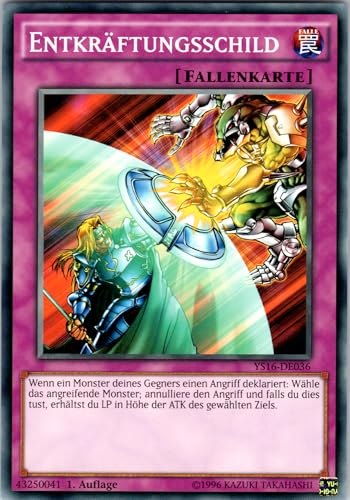 Entkräftungsschild - YS16-DE036 - Common - 1. Auflage - Deutsch - Yugioh - Starter Deck: Yuya - mit RC-Fieldcenter Entkräftungsschild - YS16-DE036 - Common - 1. Auflage - Deutsch - Yugioh - Starter Deck: Yuya - mit RC-Fieldcenter von RC
