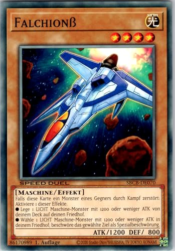 Falchionβ - SBCB-DE070 - Common - 1. Auflage - Deutsch - Yugioh - Speed Duel: Battle City Box - mit RC-Fieldcenter Falchionβ - SBCB-DE070 - Common - 1. Auflage - Deutsch - Yugioh - Speed Duel: Battle City Box - mit RC-Fieldcenter von RC